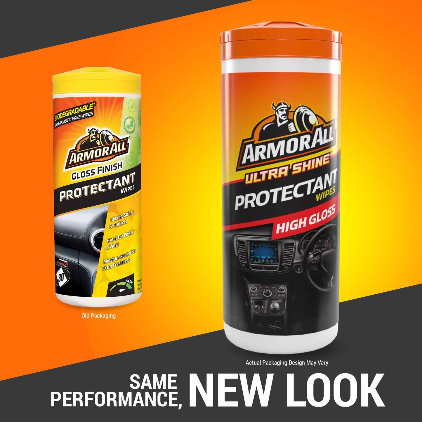 Armor All Ultra Shine Protectant Car Cleaning Wipes - 30 Pack - 84 x 220mm
