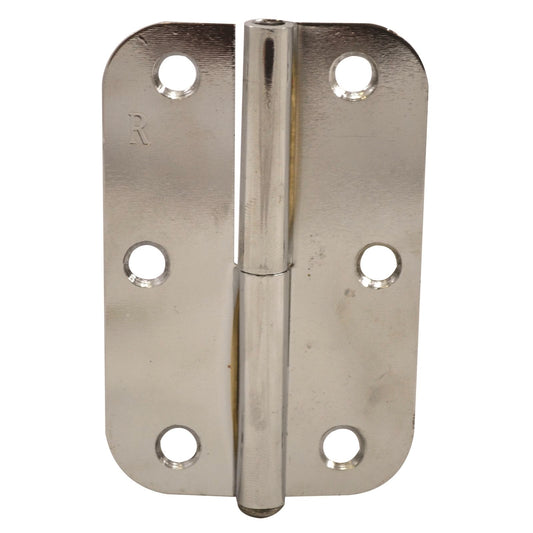 Lane  90 x 58 x 1.6mm Chrome Plated Radius Hinge