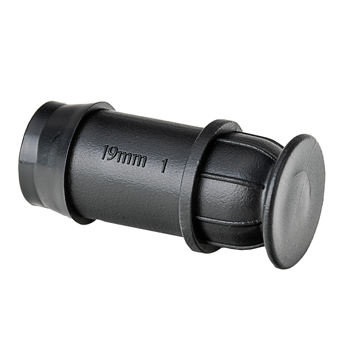 K Rain 19mm End Plug 10 Pack - Black - UV Stabilised Polypropylene