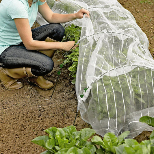 Jack Grow Tunnel Insect Net 1.5m x 5m Fine Mesh Chemical-Free Protection