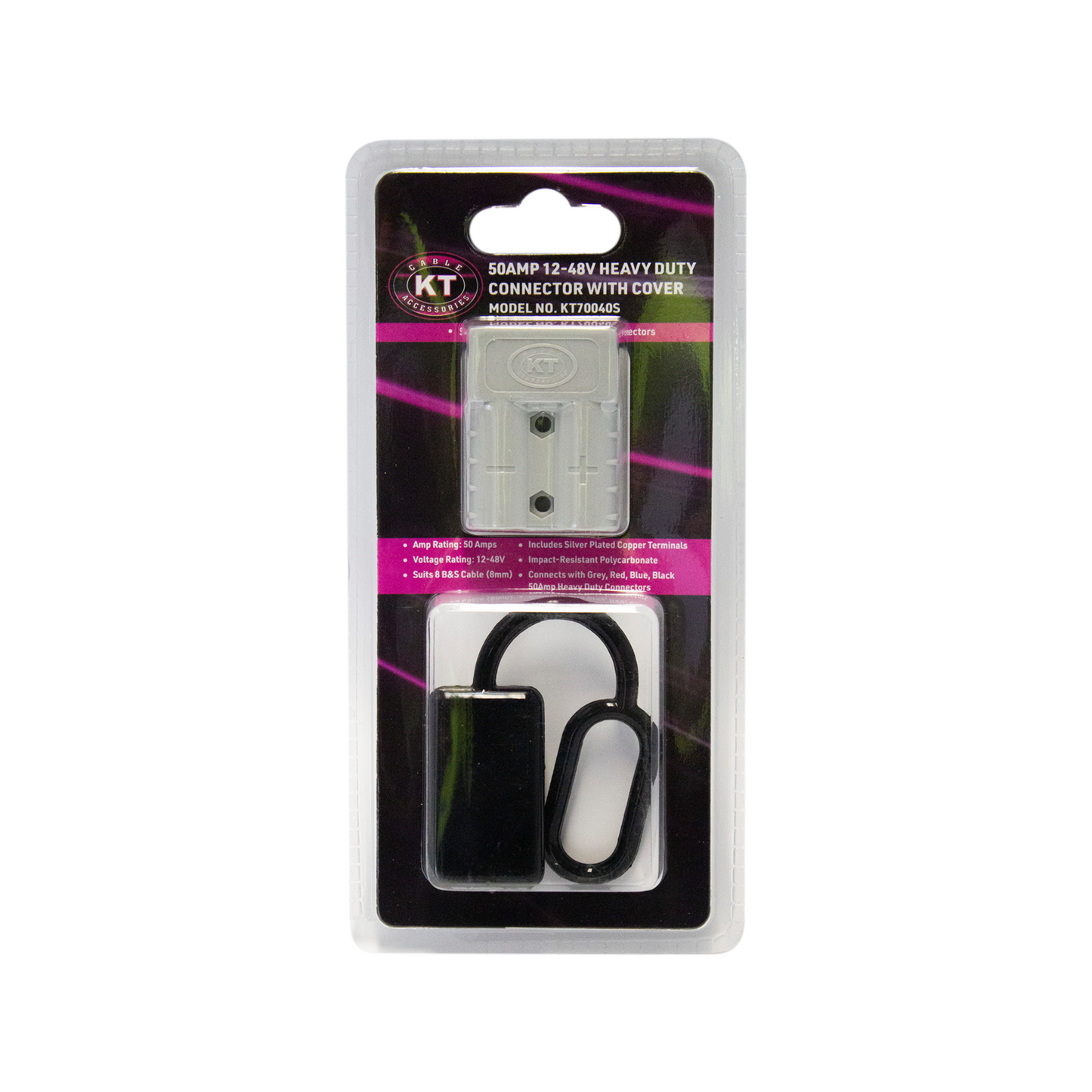 Kt Solar HD Connector - 50A - Grey
