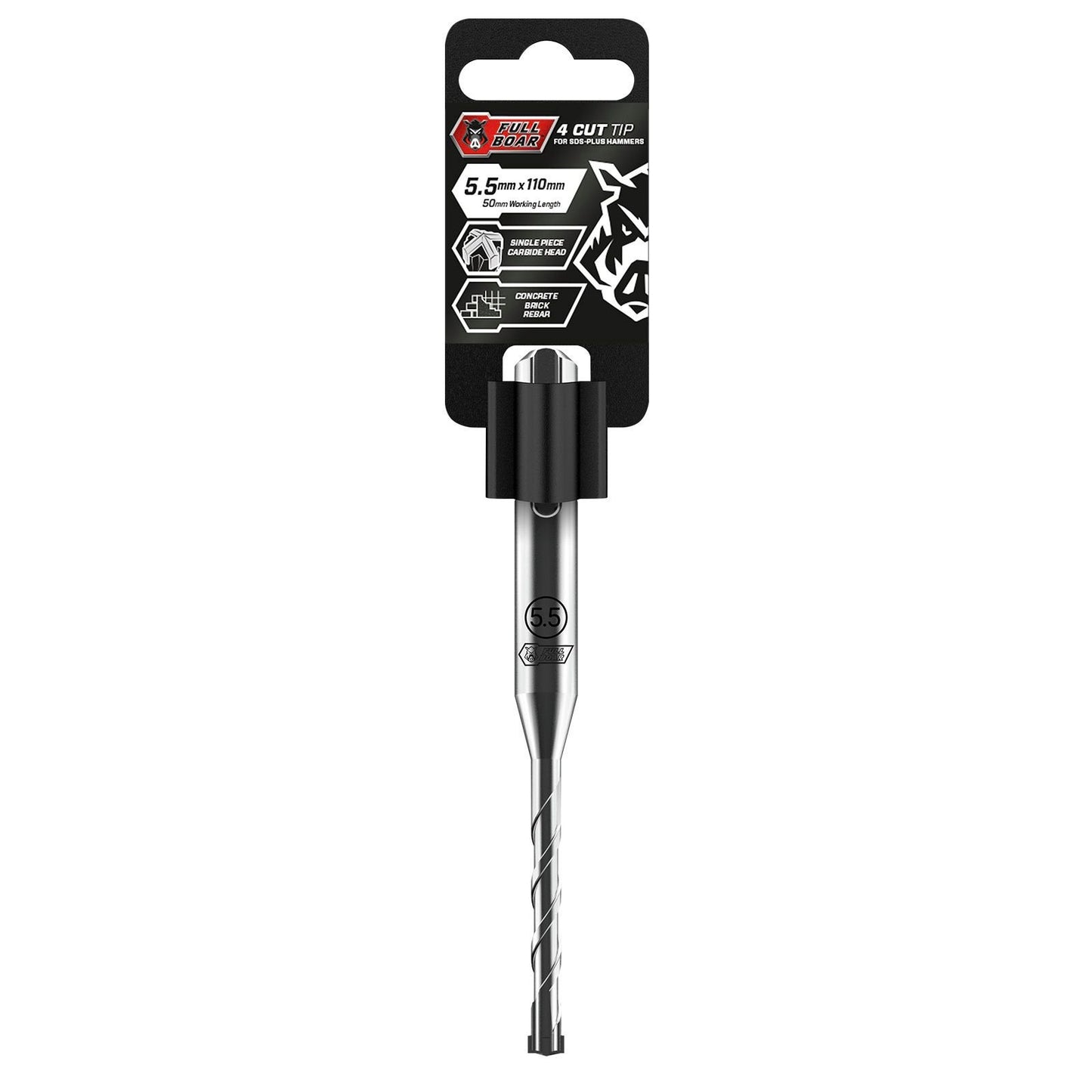 Full Boar Drill Bit - 5.5 x 110mm - Carbide