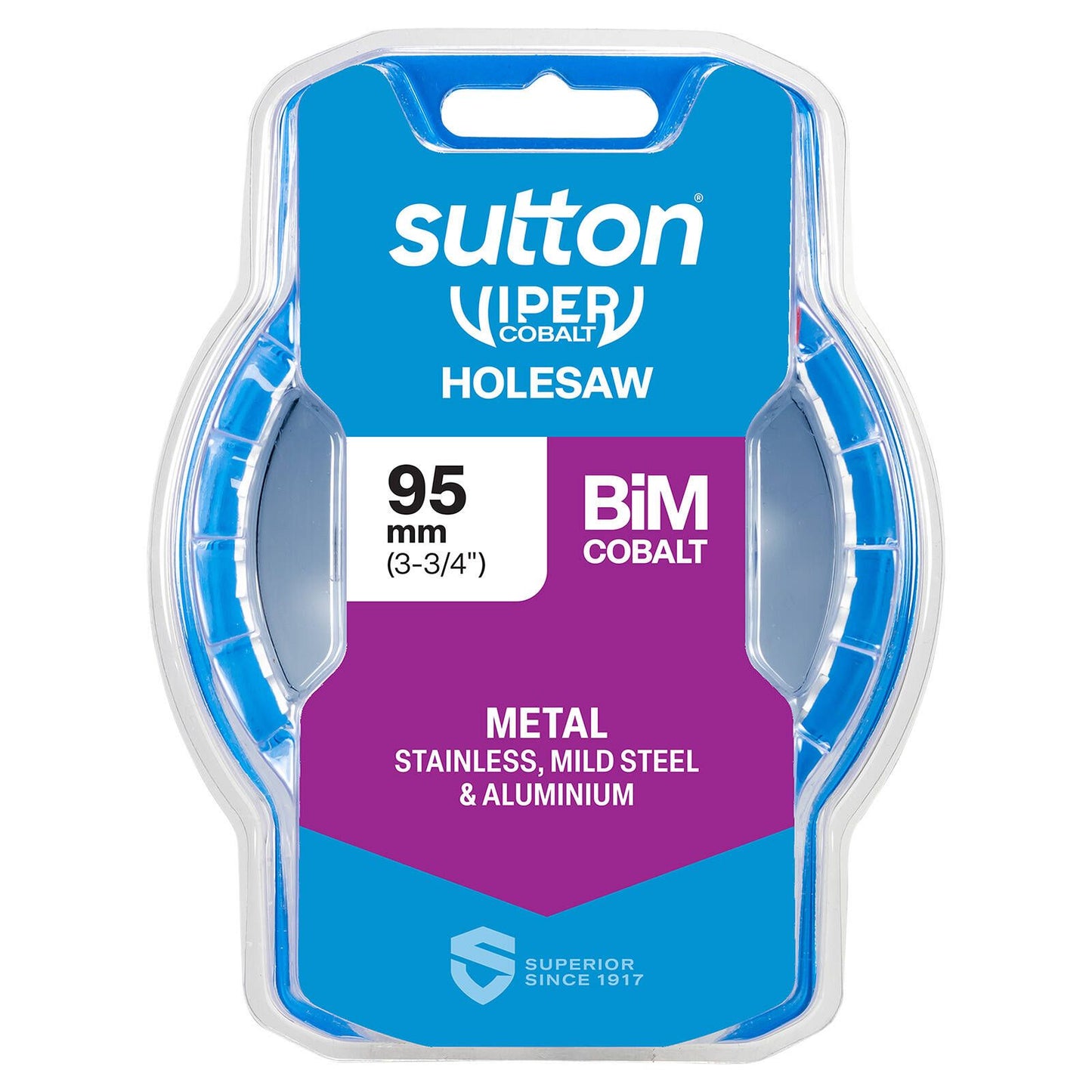 Sutton Tools Viper Cobalt Bi Metal Holesaw - 95mm
