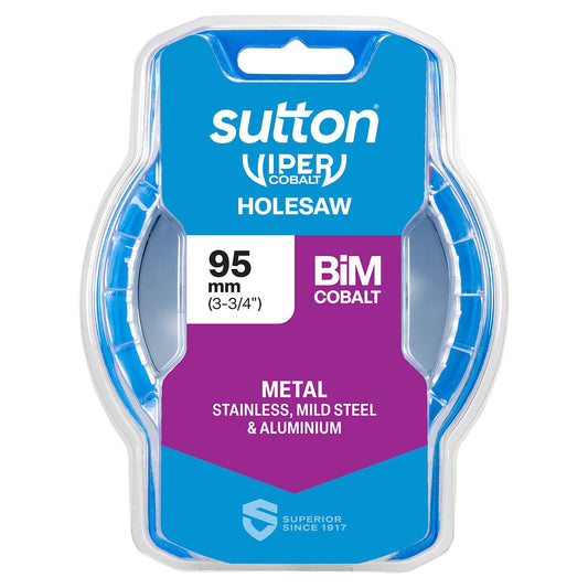 Sutton Tools Viper Cobalt Bi Metal Holesaw - 95mm
