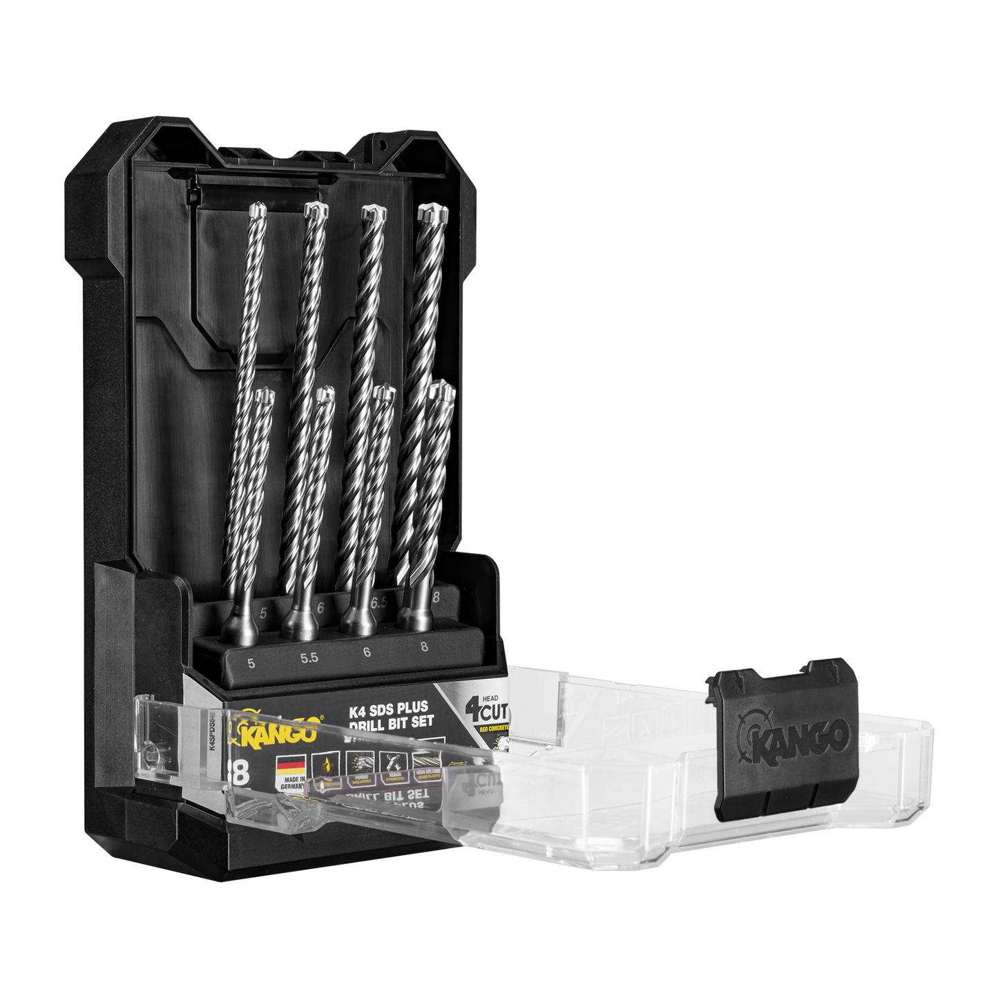 Kango SDS Plus Drill Bit Set - K4 - 8 Piece