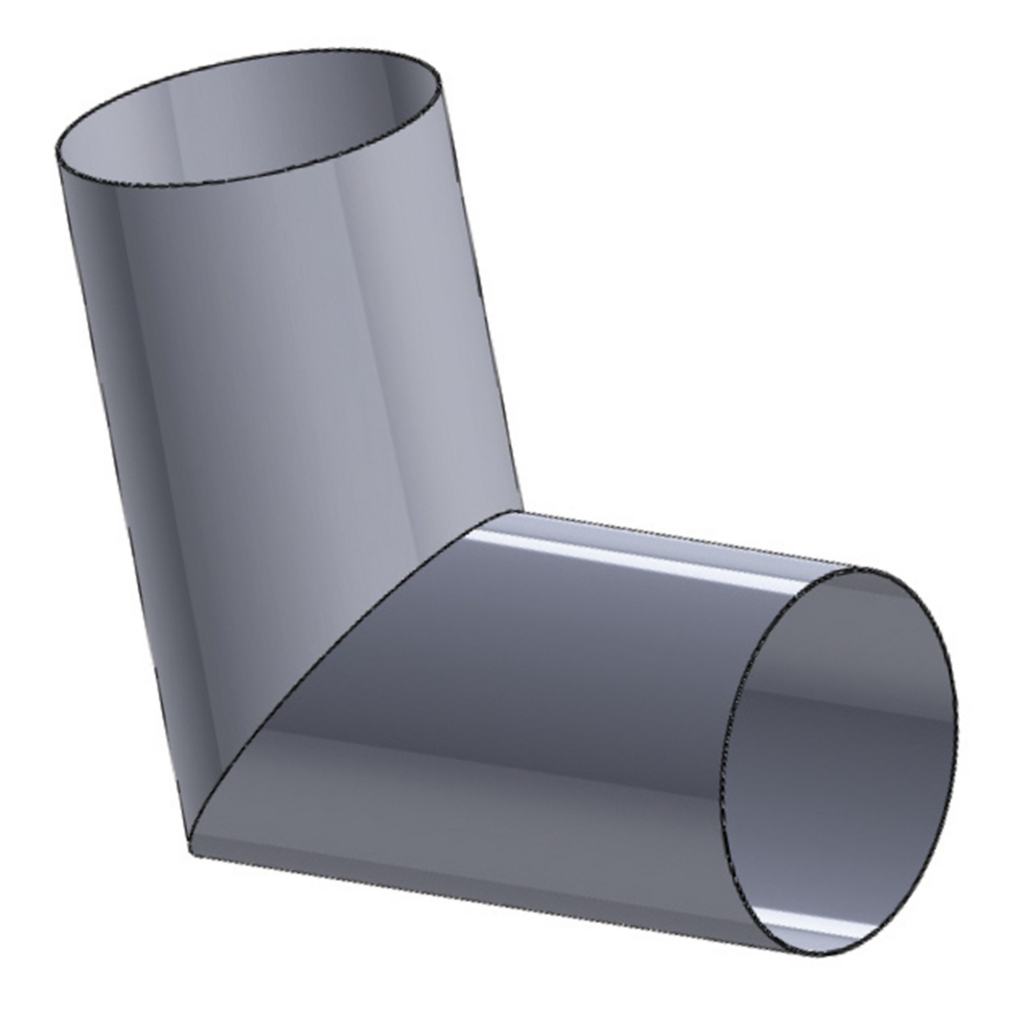 Fielders Zinc Round Downpipe Shoe - 75mm
