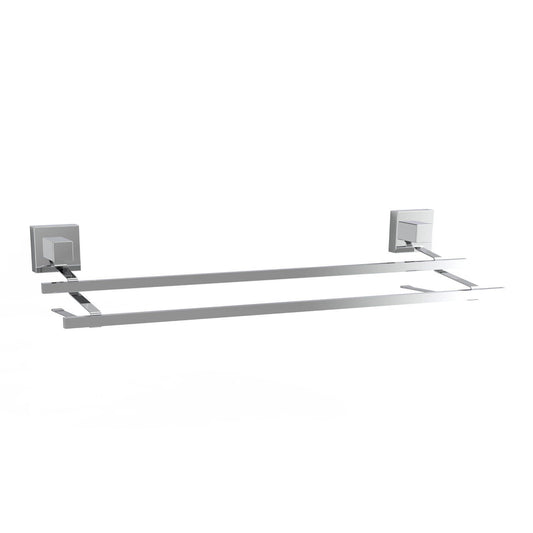 Fusion Loc Stainless Steel Double Towel Rail - 60cm