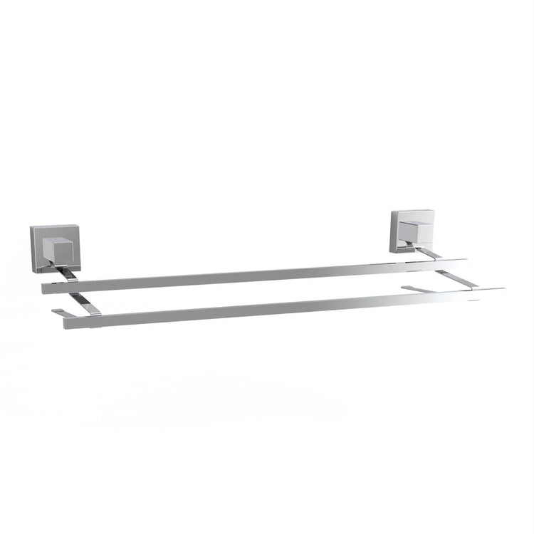 Fusion Loc 60cm 26kg Stainless Steel Double Towel Rail