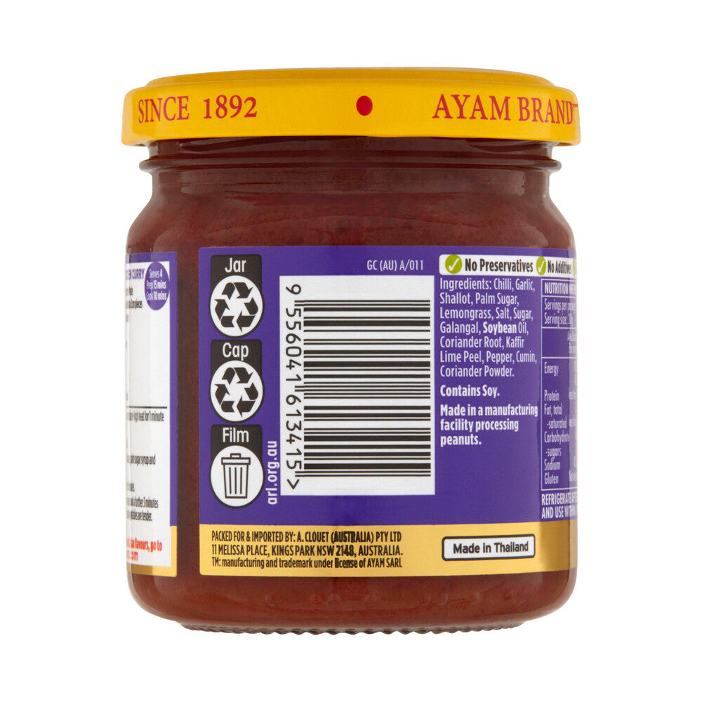 Ayam Thai Panang Curry Paste - 195g