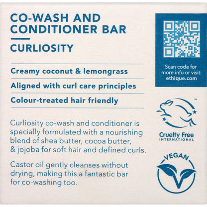 Ethique Solid Conditioner & Co-wash Bar Curliosity 110g