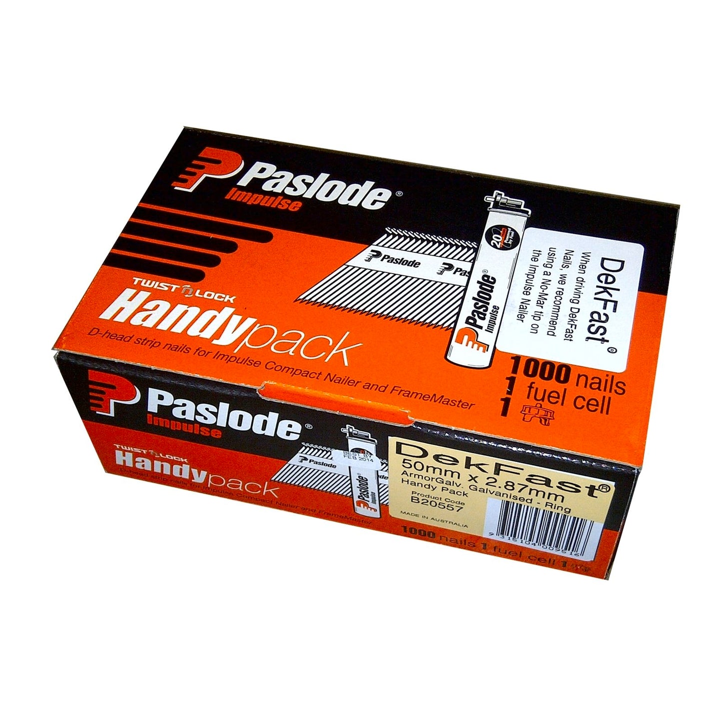 Paslode DekFast Nails - 50 x 2.87mm - 1000 Pack