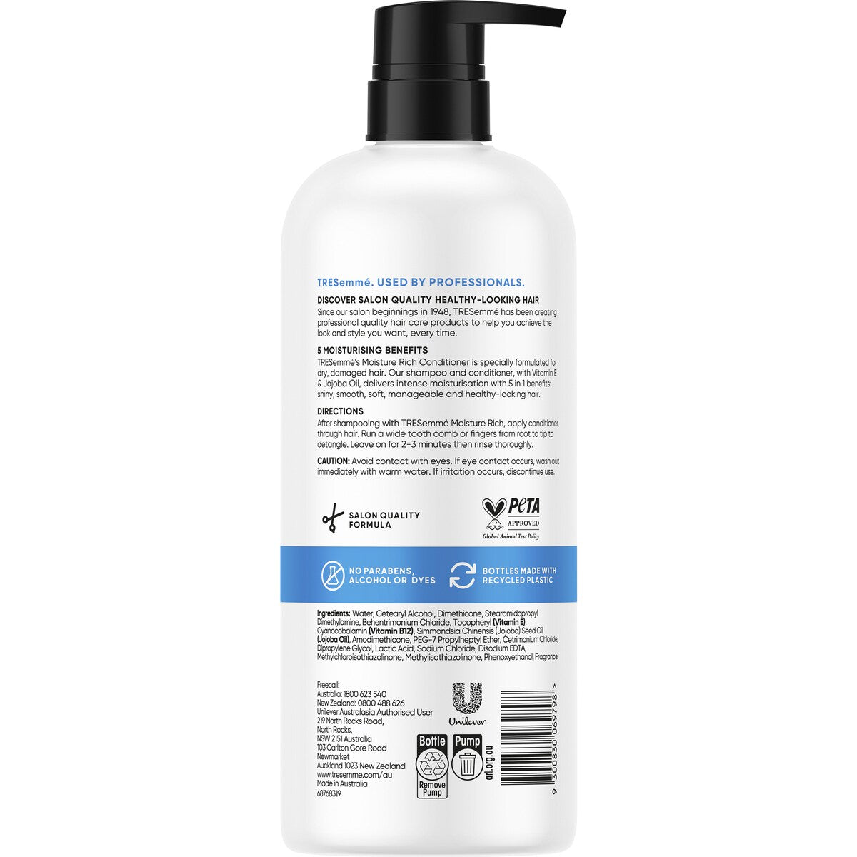 Tresemme Conditioner Moisture Rich 940 Ml