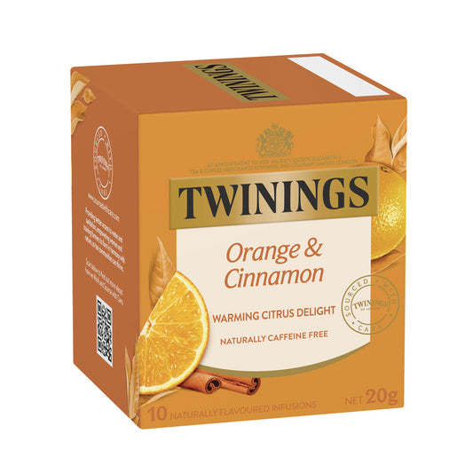Twinings Infused Orange & Cinnamon Tea Bags - 10 pack