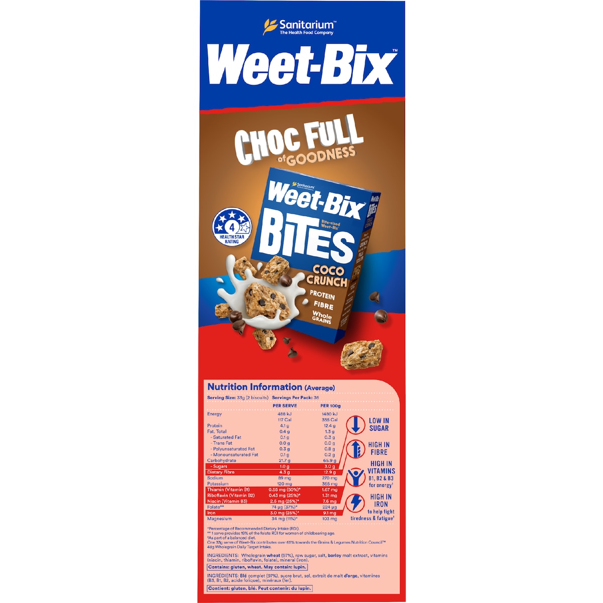 Sanitarium Weet-bix Breakfast Cereal 1.2kg
