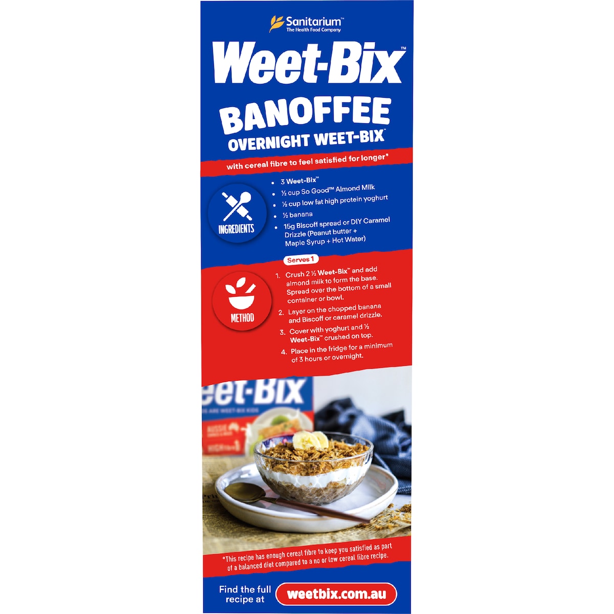 Sanitarium Weet-bix Breakfast Cereal 1.2kg
