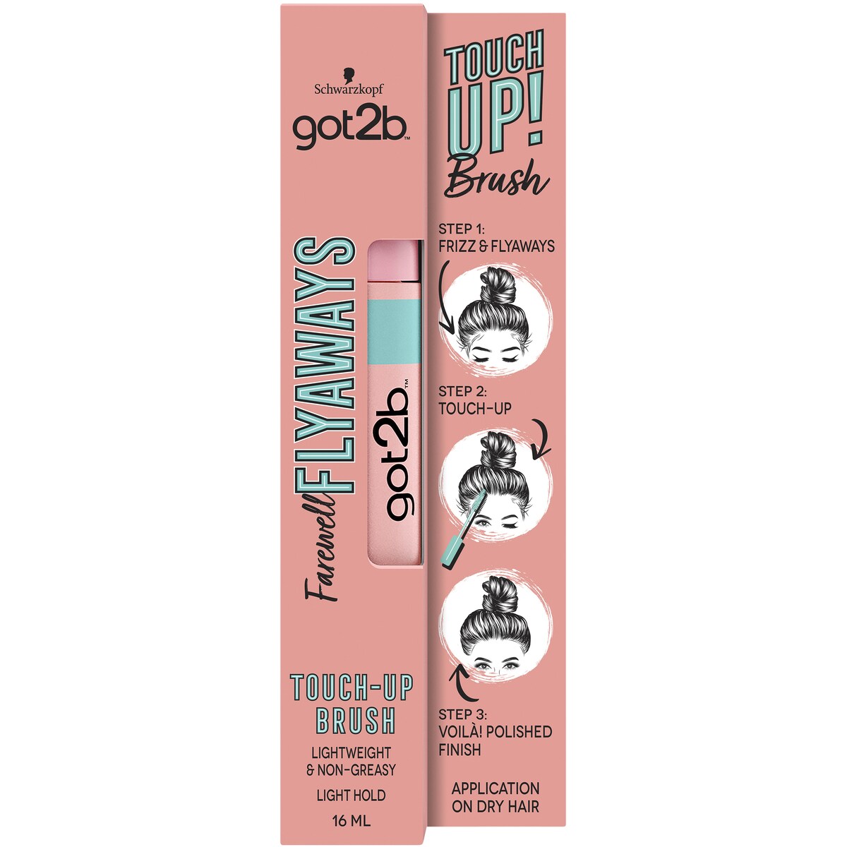 Got2b Farewell Flyaways Touch Up Brush 16ml