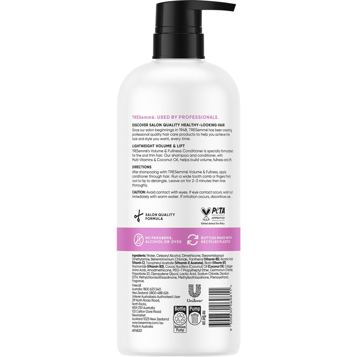 Tresemme Conditioner Volume & Fullness 940 Ml