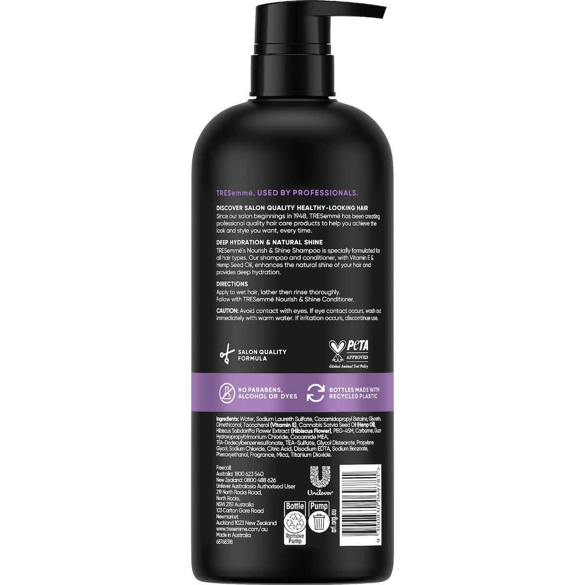 Tresemme Shampoo Nourish & Shine 940ml