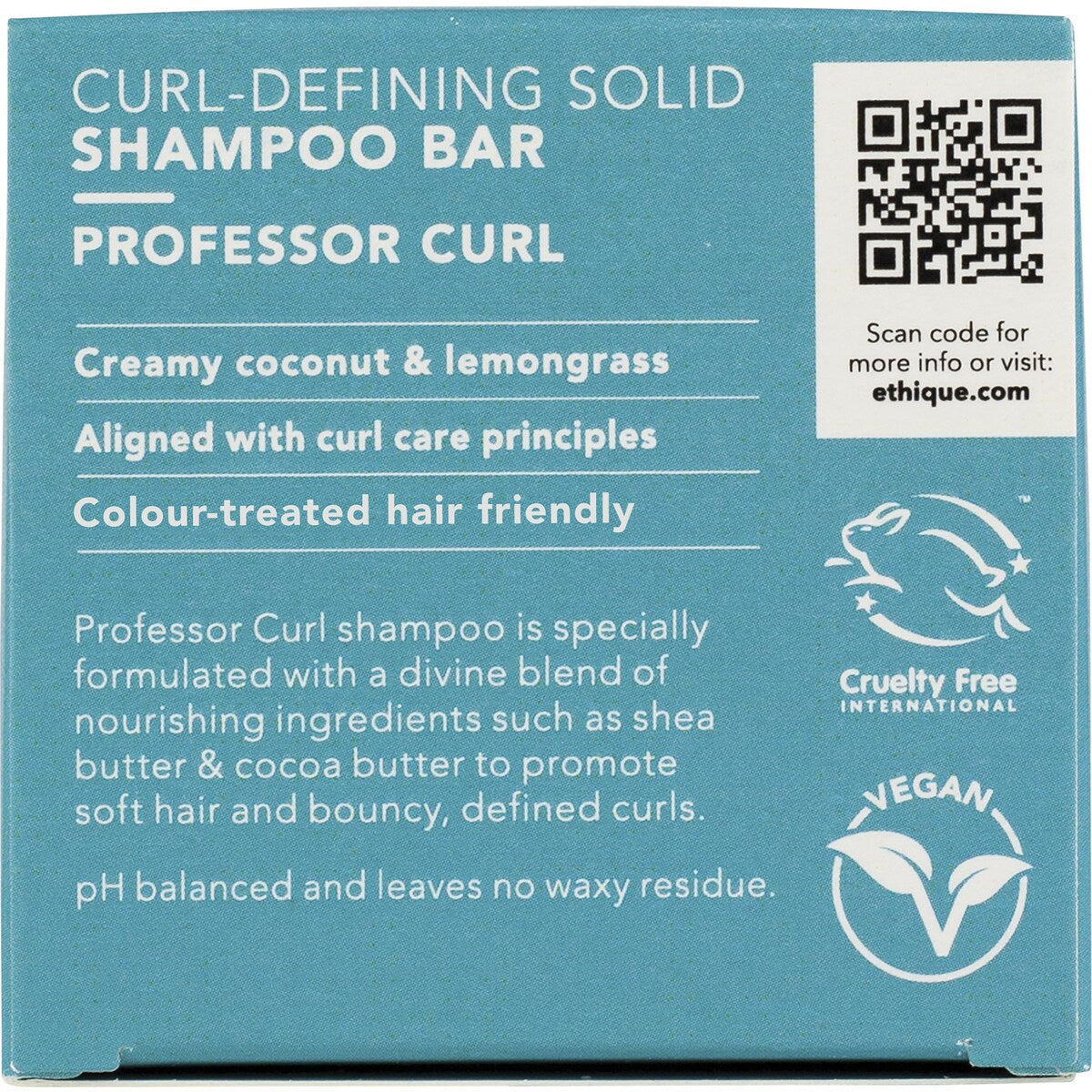 Ethique Solid Shampoo Bar Professor Curl 108g