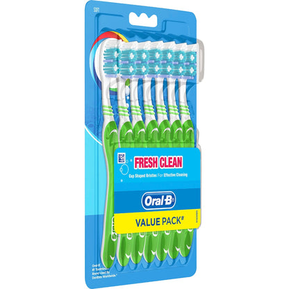Oral-b Fresh Clean Soft Toothbrush 7 Pack