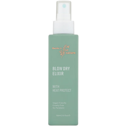 Thanks To Nature Blow Dry Elixir With Heat Protect 150ml