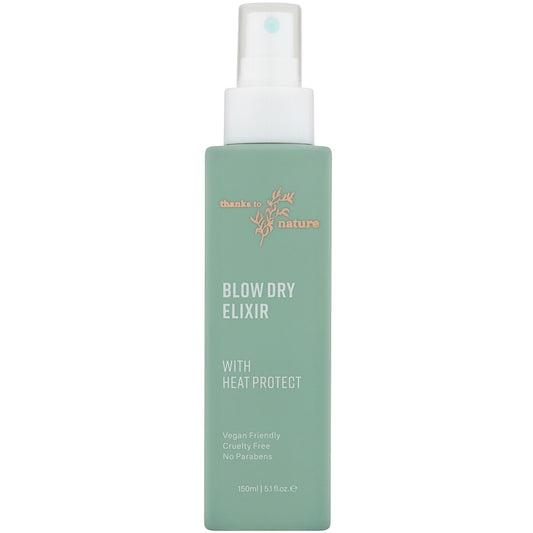 Thanks To Nature Blow Dry Elixir With Heat Protect 150ml