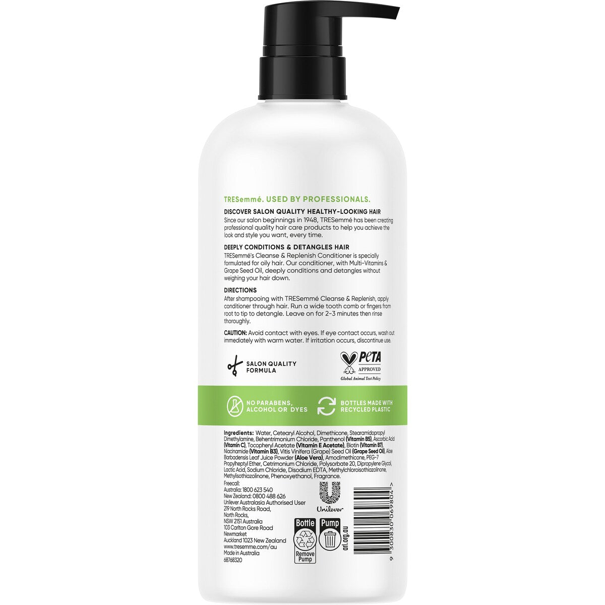 Tresemme Conditioner Cleanse & Replenish 940 Ml