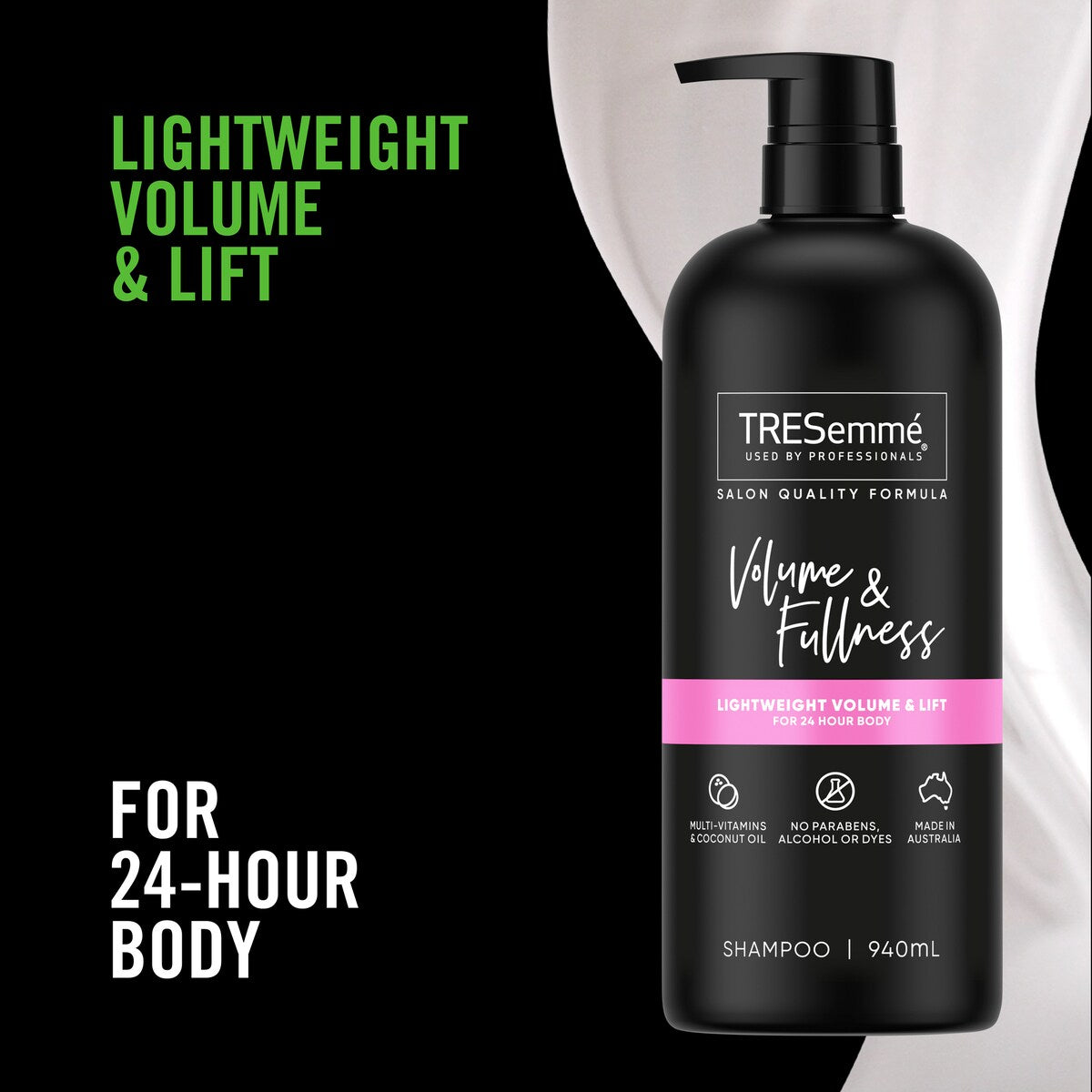 Tresemme Volume & Fullness Shampoo Multi-vitamins & Coconut Oil 940ml