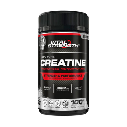 Vital Strength 100% Pure Creatine Monohydrate - 300g