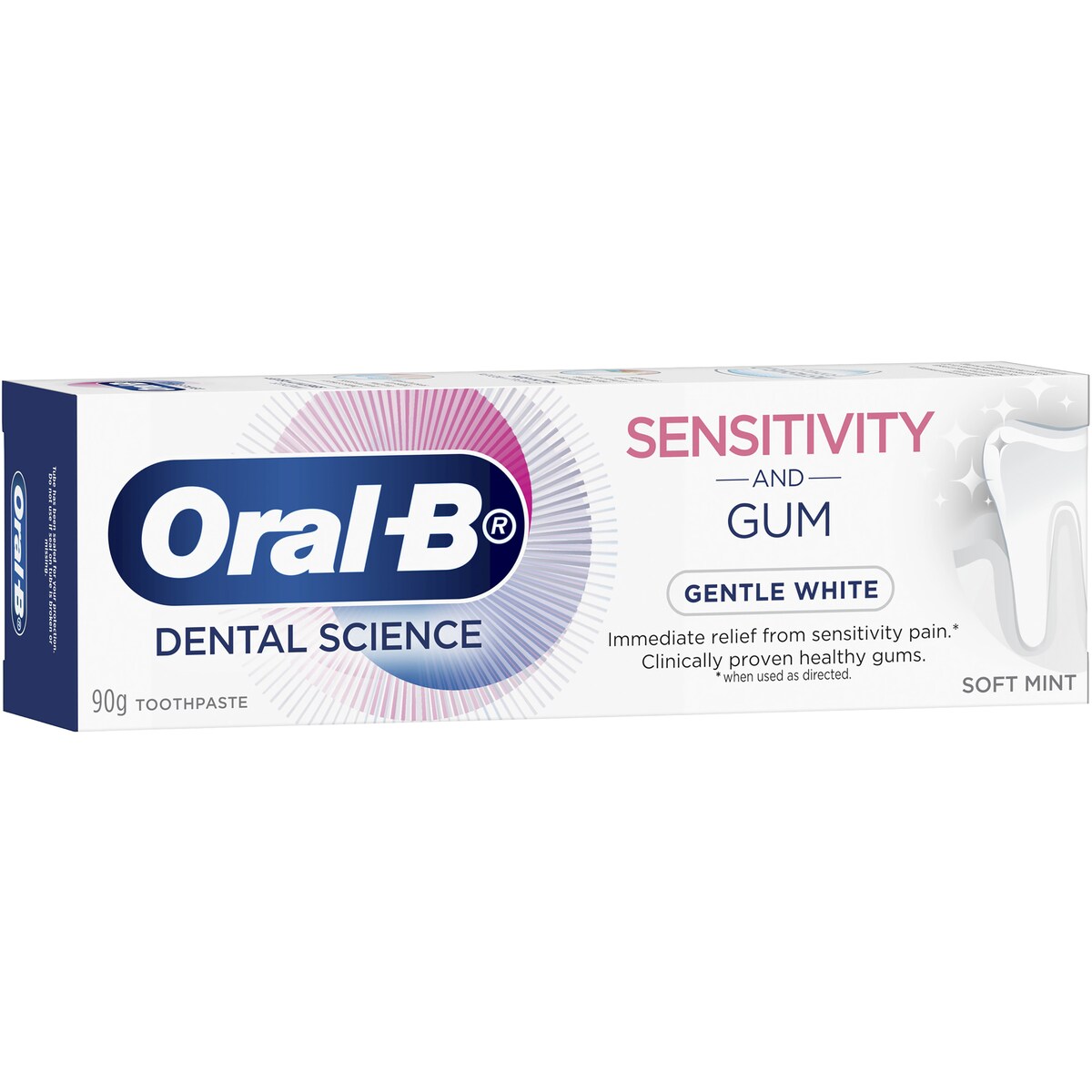 Oral-b Sensitivity & Gum Gentle White Soft Mint Toothpaste 90g