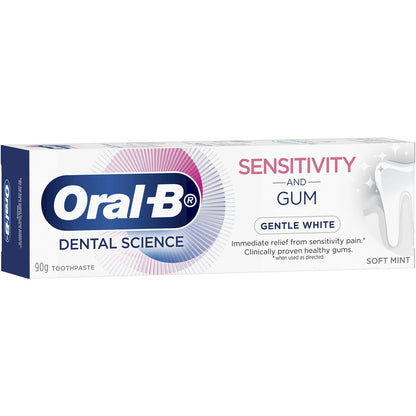 Oral-b Sensitivity & Gum Gentle White Soft Mint Toothpaste 90g