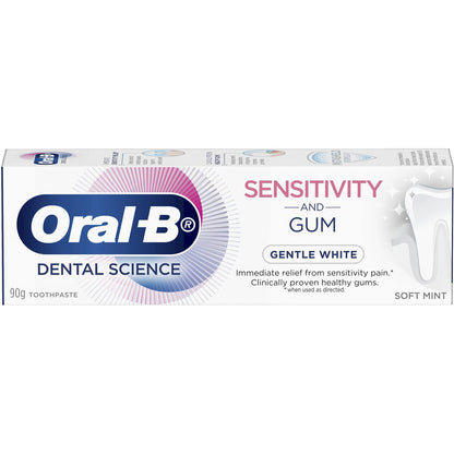 Oral-b Sensitivity & Gum Gentle White Soft Mint Toothpaste 90g