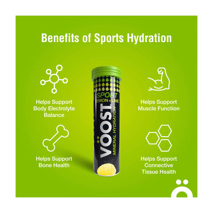 Voost Isotonic Lemon Lime Tablets - 10 Pack