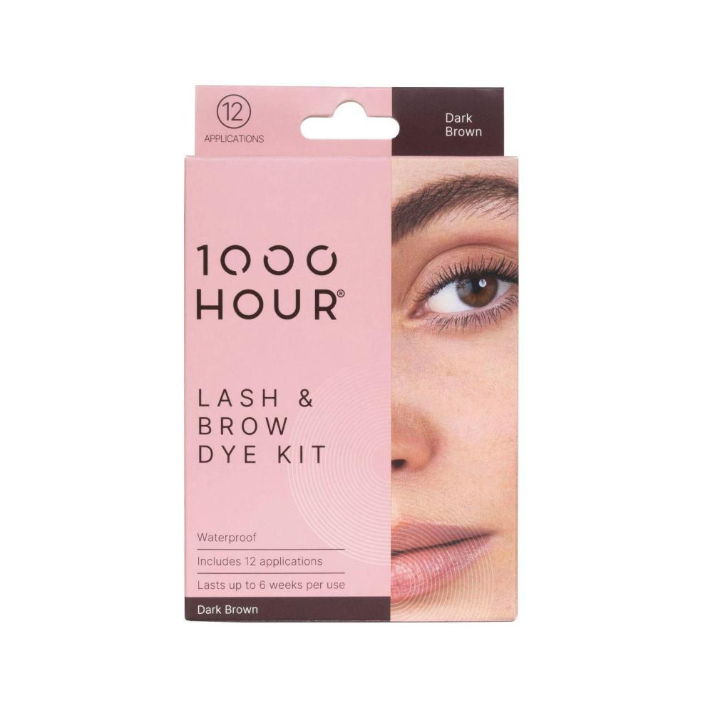 1000 Hour Lash & Brow Dye Kit Dark Brown - 1 pack