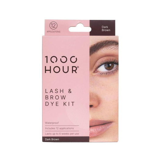 1000 Hour Lash & Brow Dye Kit Dark Brown - 1 pack
