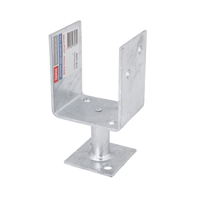 Pryda Full Stirrup Post Anchor - 65 x 90mm M10