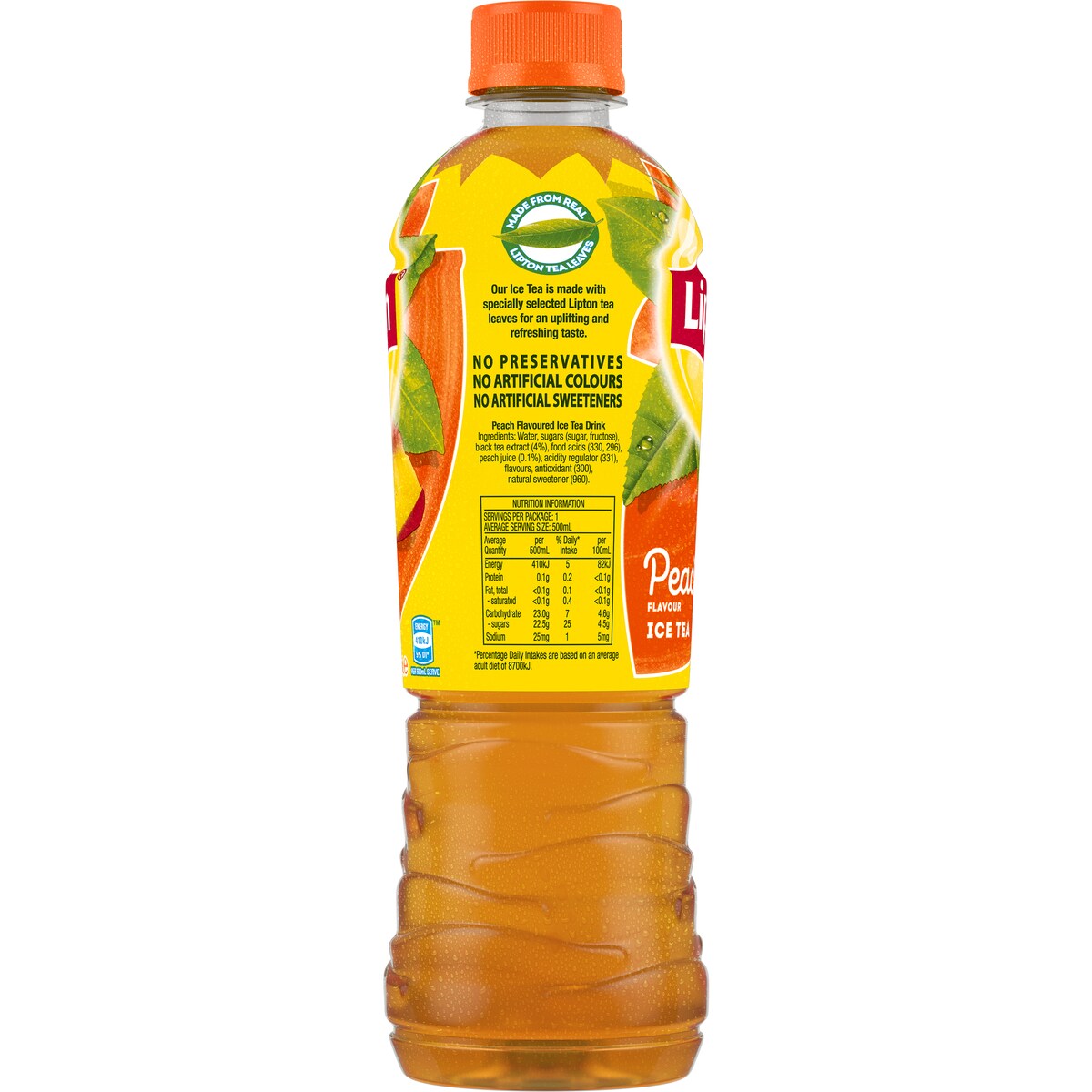 Lipton Ice Tea Peach Tea Iced Tea Bottle Ice Tea 500ml