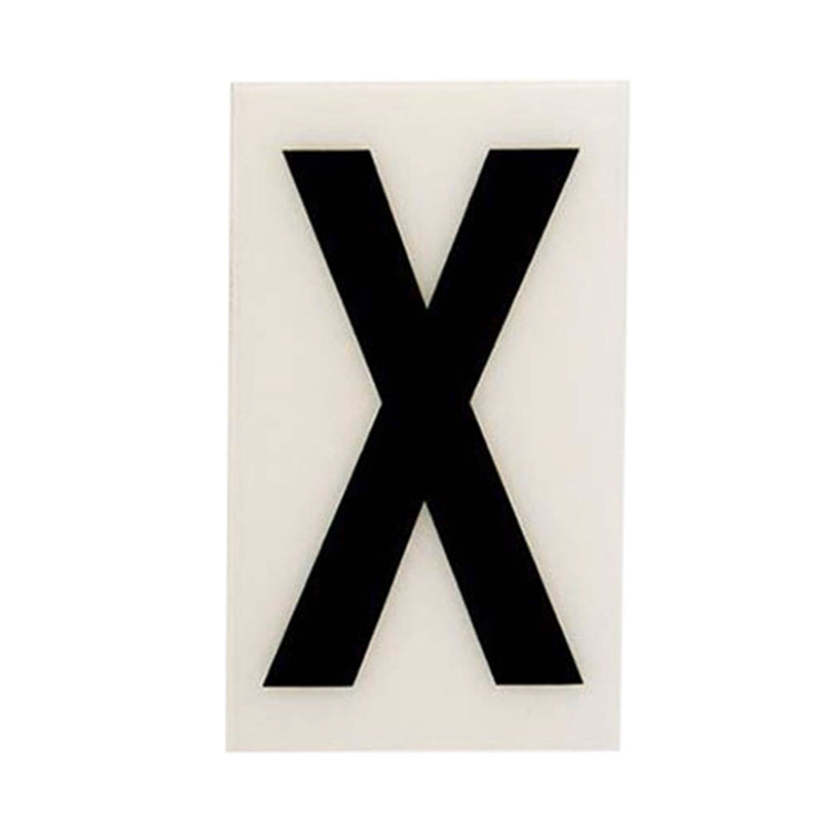Sandleford White Self Adhesive House Letter X - 60mm