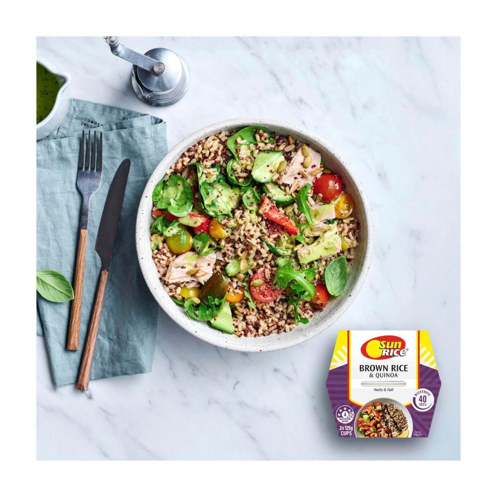 Sunrice Microwave Brown Rice & Quinoa Rice Cup 2x125g