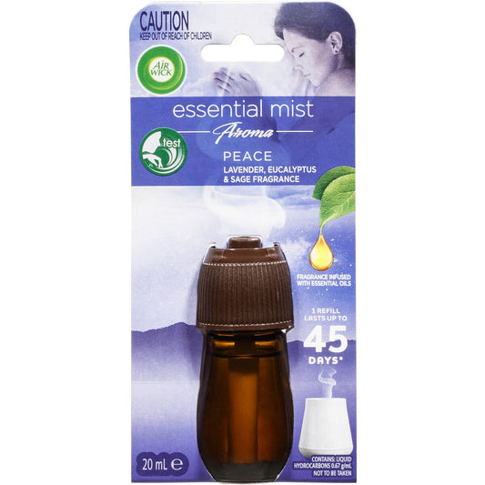 Air Wick Essential Mist Peace Lavender & Eucalyptus Diffuser Refill 20mL