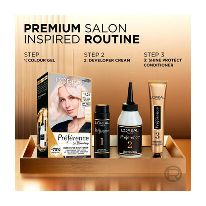 L'Oreal Preference 11.21 Hair Colour Moscow - 1 Pack