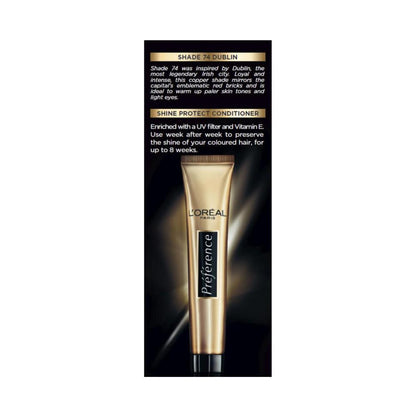 L'Oreal Preference 74 Dublin Hair Colour - 1 Pack