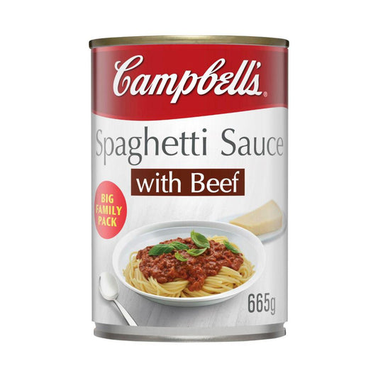 Campbell's Spaghetti Sauce With Minced Beef - 665g