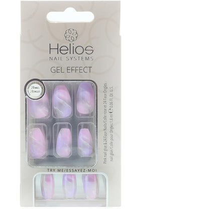 Helios Gel Effect Pink Marble 24 Pack