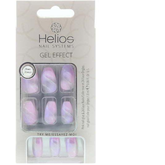 Helios Gel Effect Pink Marble 24 Pack