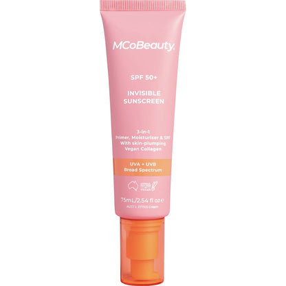 Mcobeauty Invisible Facial Sunscreen Spf50+ 75ml