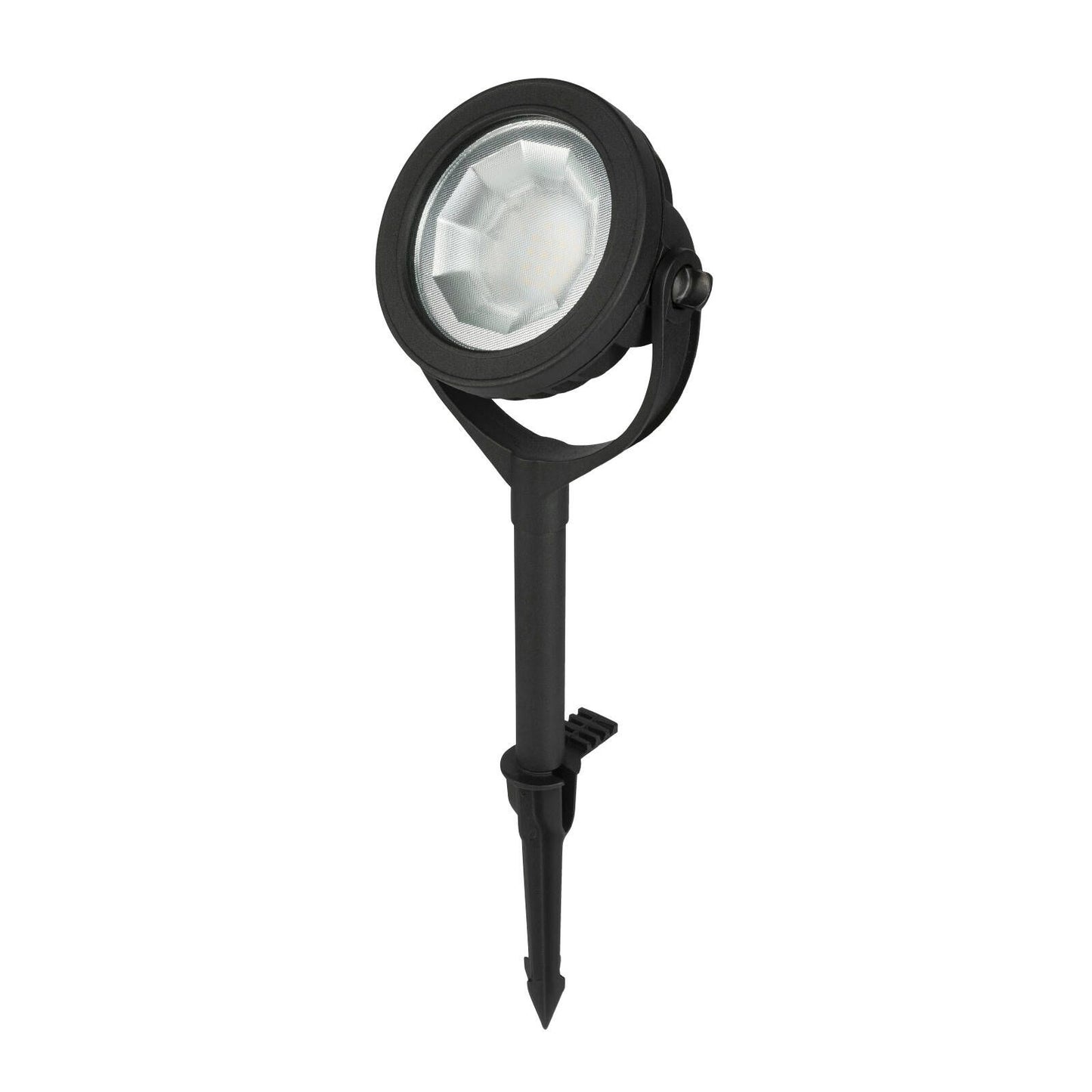 Brilliant Grevillea LED Garden Flood Light - 10W - 137mm - Black