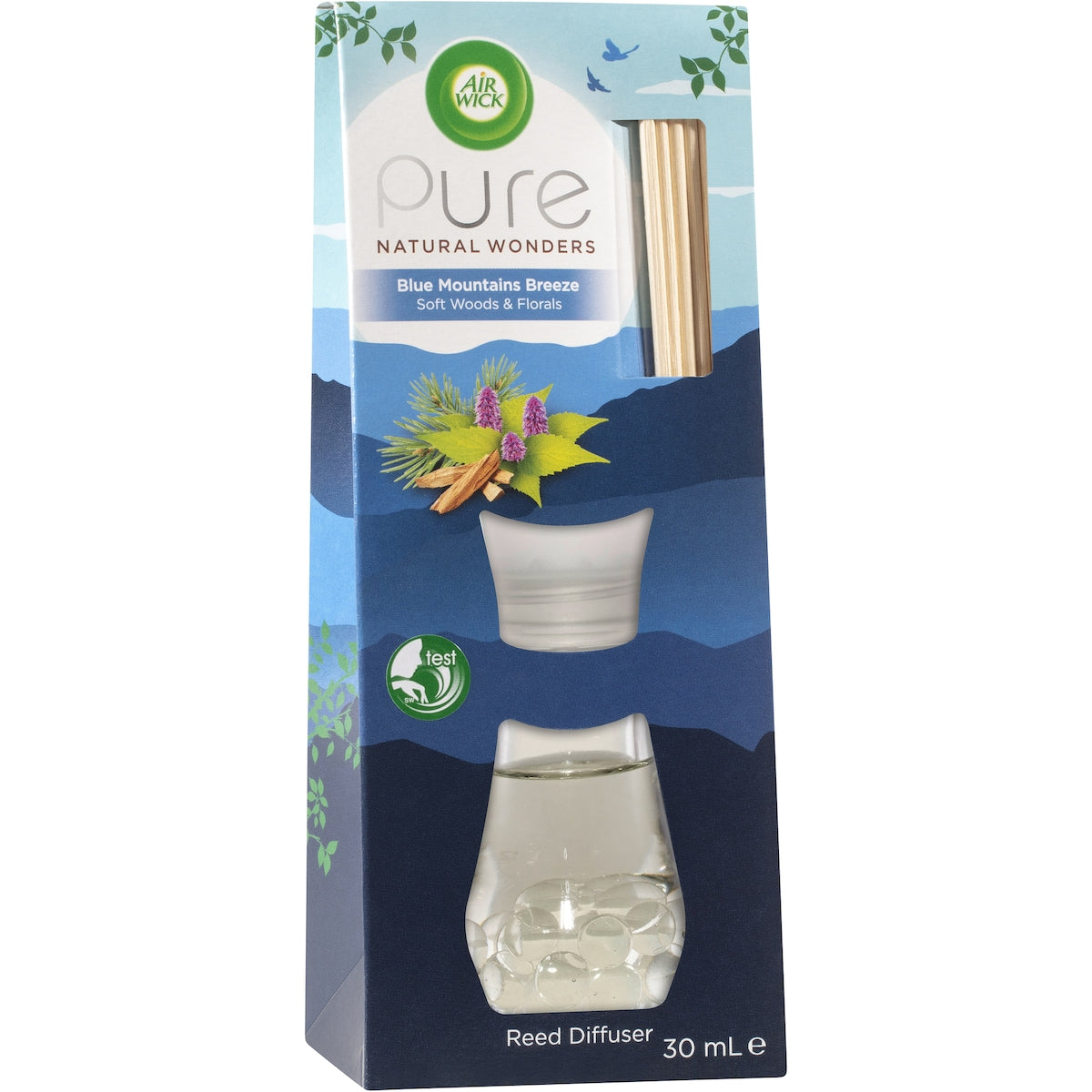 Air Wick Pure Blue Mountains Breeze Reed Diffuser 30mL