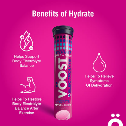 VOOST Hydrate Electrolyte Tablets 20 pack