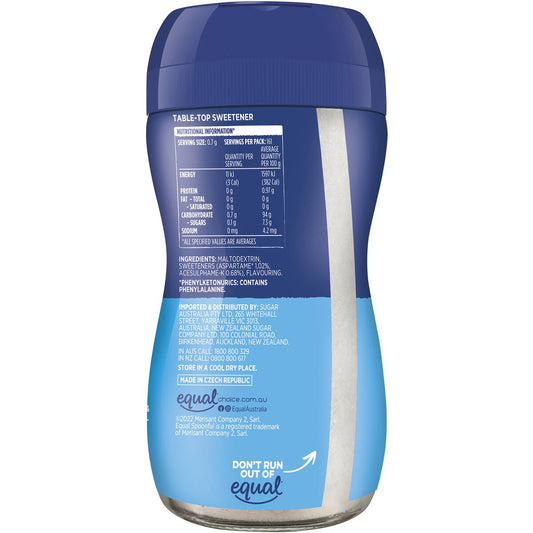 Equal Spoonful Spoon for Spoon Sugar Replacement 113g